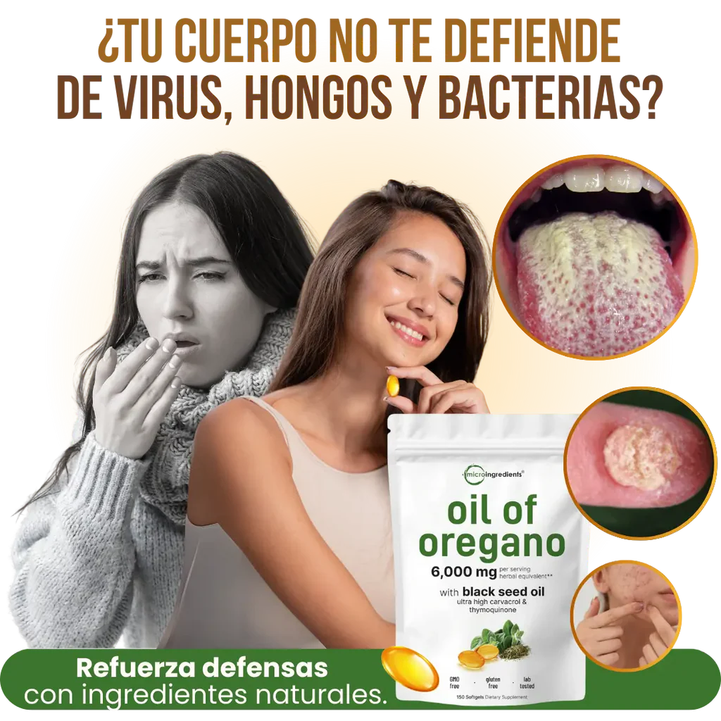 Aceite de Orégano + Semilla Negra 🌿 El Poder Natural Que Tu Cuerpo Necesita