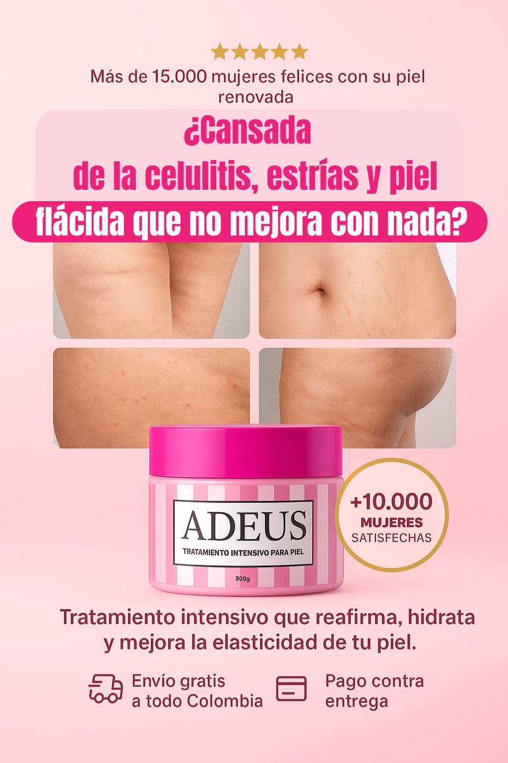 Adeus crema corporal