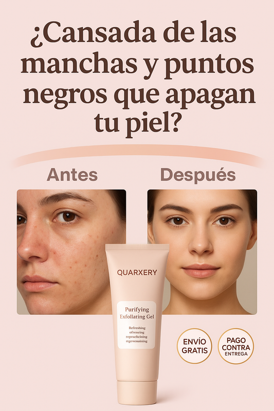 Exfoliante QUARXERY Elimina manchas, puntos negros📌