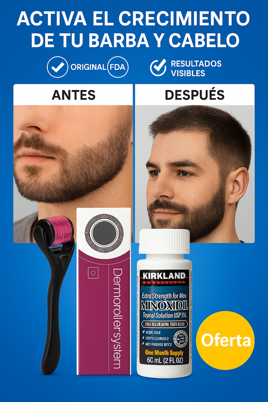 Combo: Kirkland® + 1 Derma Roller Gratis